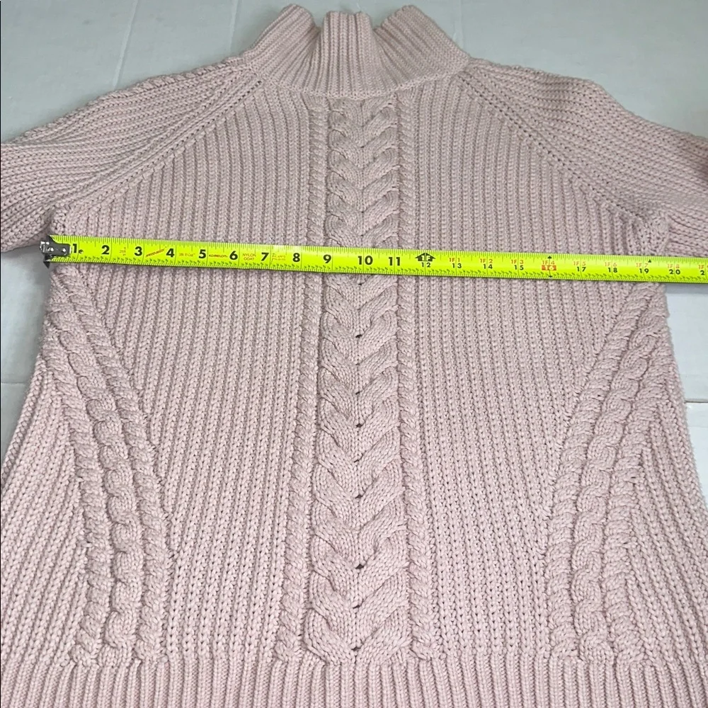 Lululemon Turtleneck Cable Knit Sweater‎ Size 8 Cabincore Chunky Bring the Cozy